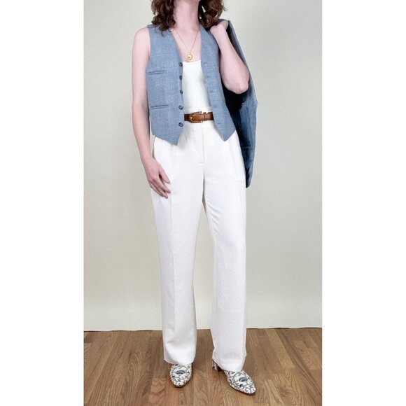 Vintage 70s Union Made Blazer Vest Matching Set Quiet Luxury Wedding Guest 1970s - Picture 4 of 15